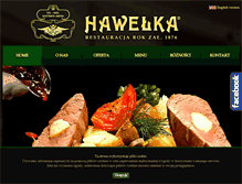 Tablet Screenshot of hawelka.pl